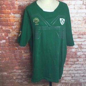 Vintage bottle Green Graphic Guinness Shirt Sleeved Rugby Shirt
